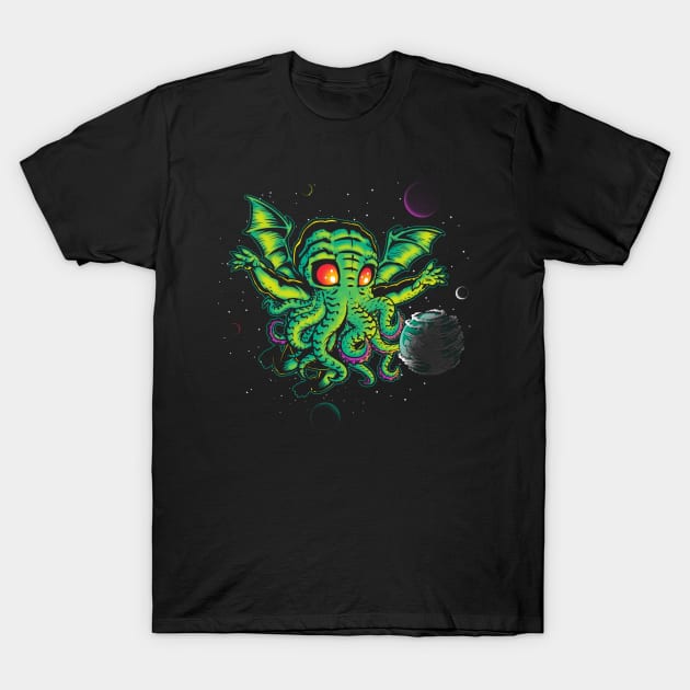 Cute-thulu Neverdies T-Shirt by Fuacka